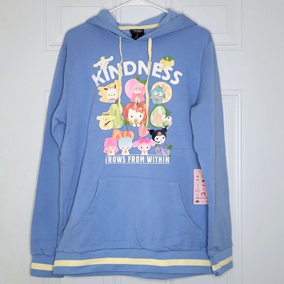 Sanrio Fruits Hello Kitty & Friends Kindness Pullover Hoodie - Boxlunch - Small - Picture 1 of 13